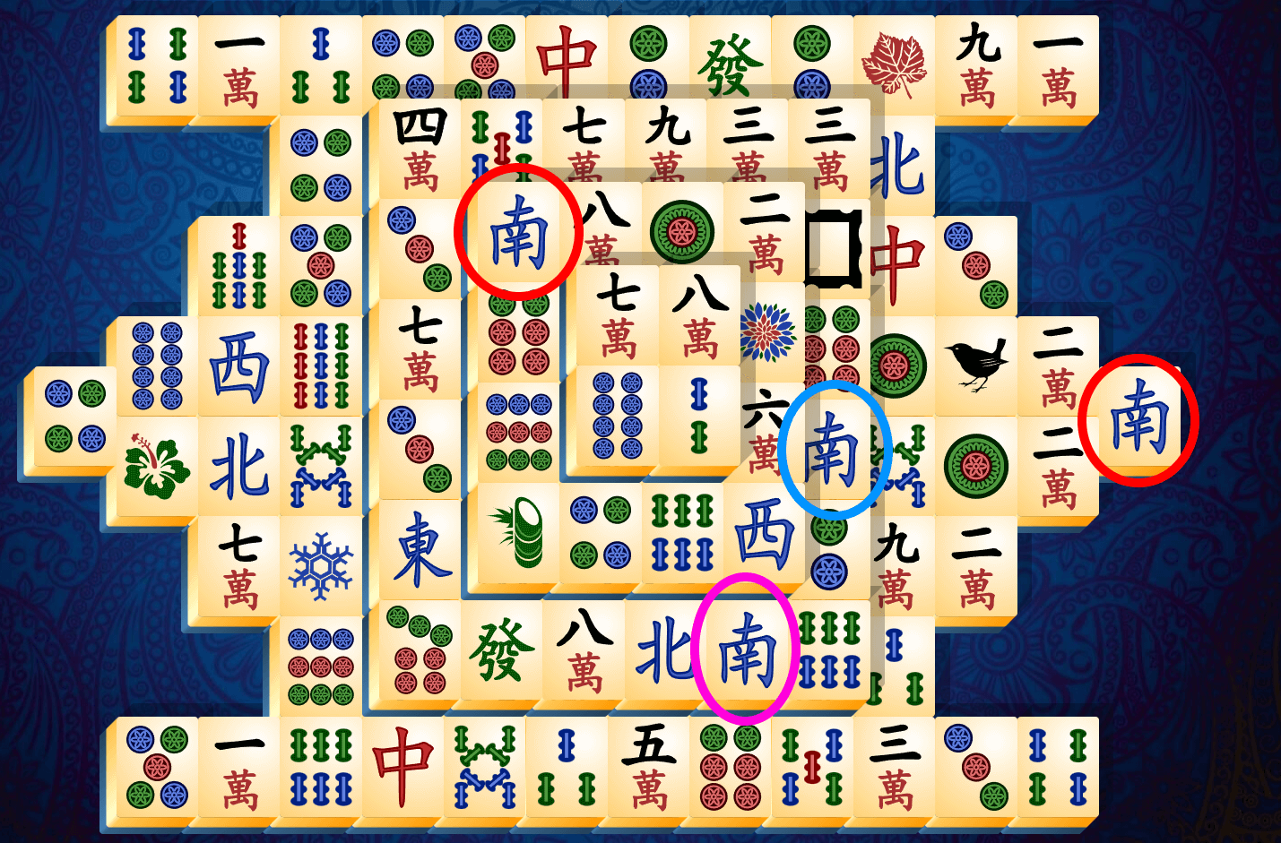 Οδηγίες Mahjong Solitaire, βήμα 2