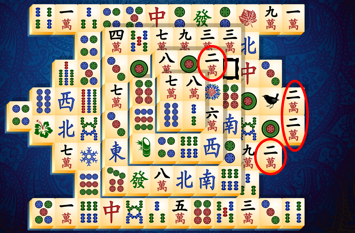 Οδηγίες Mahjong Solitaire, βήμα 3